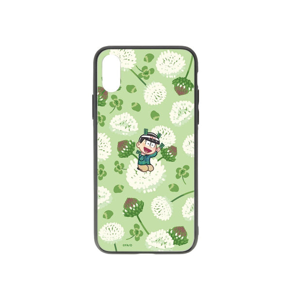 『おそ松さん』チョロ松 Botania 角丸強化ガラスiPhoneケース